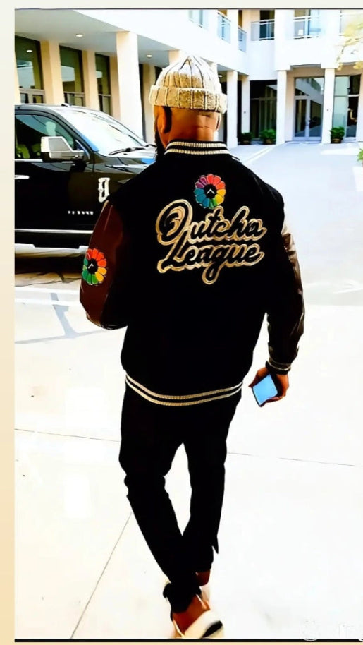 OUTCHA LEAGUE MENS VARSITY JACKET