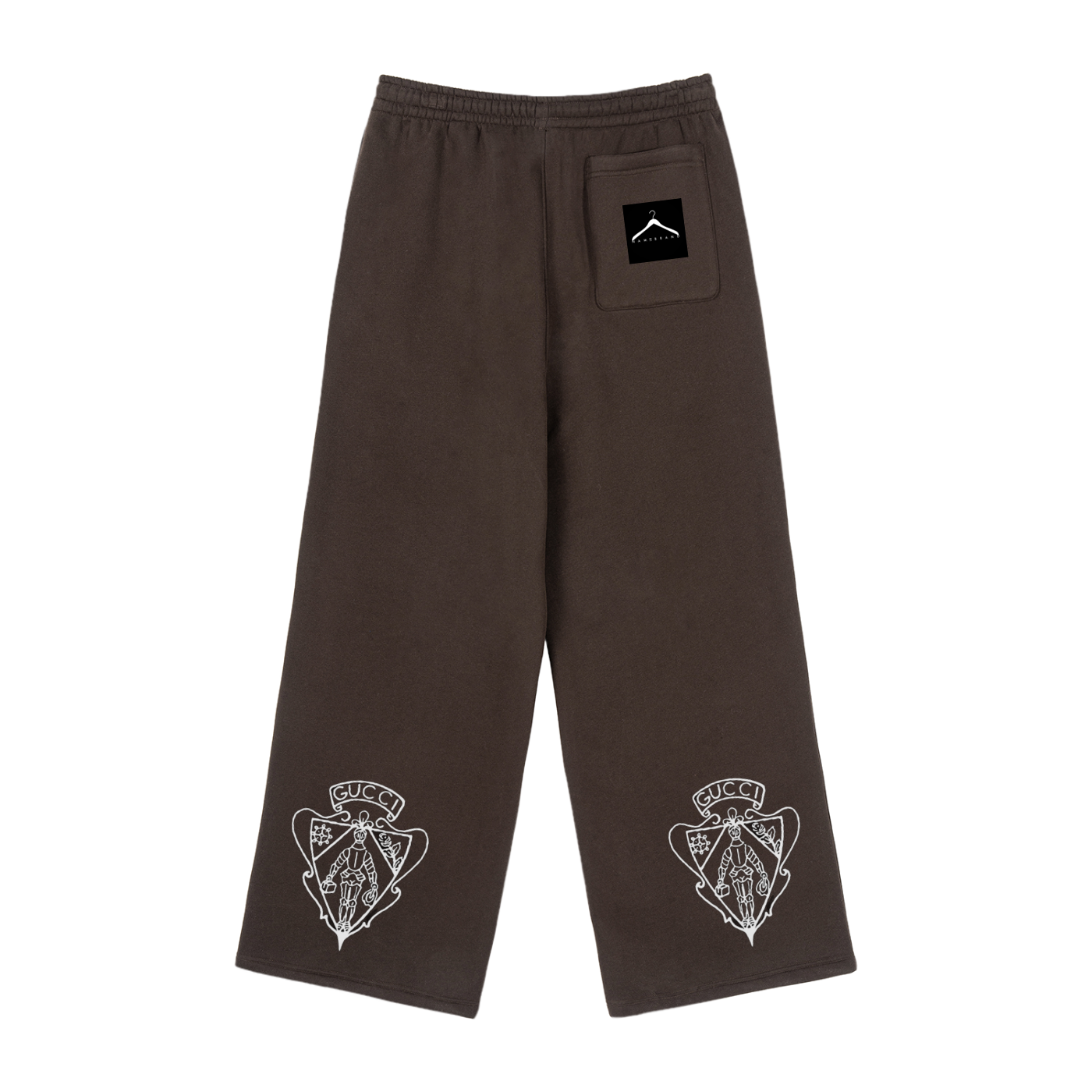 GUCCIO Fleece Straight-Leg Sweatpants