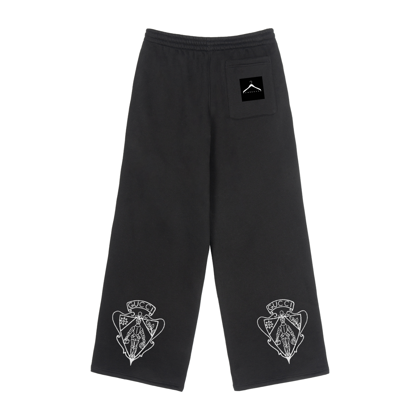 GUCCIO Fleece Straight-Leg Sweatpants