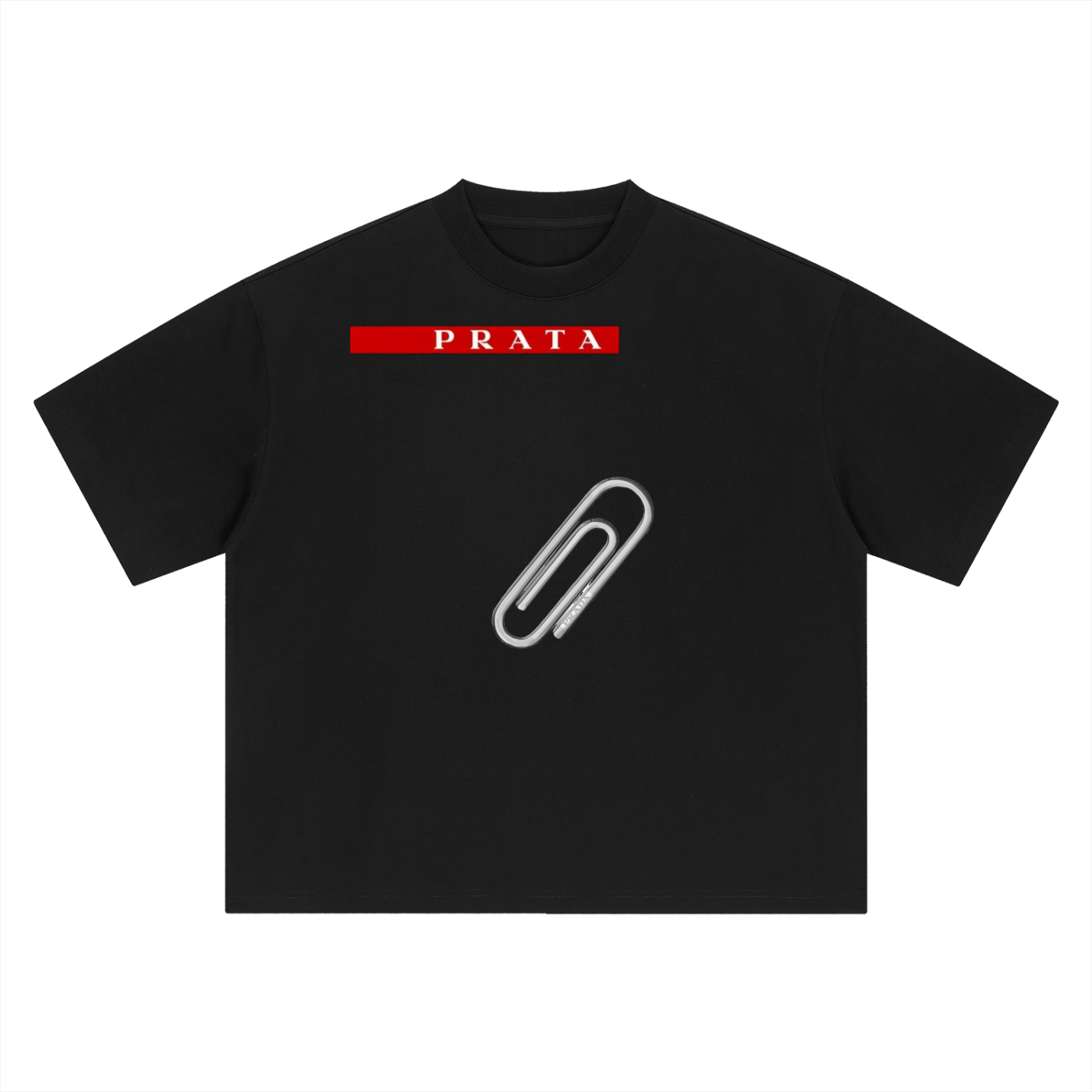 RARE OPERATION PAPERCLIP PRATA TEA-SHIRT