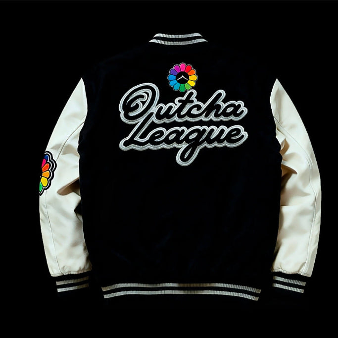 MENS OUTCHA LEAGUE VARSITY JACKET