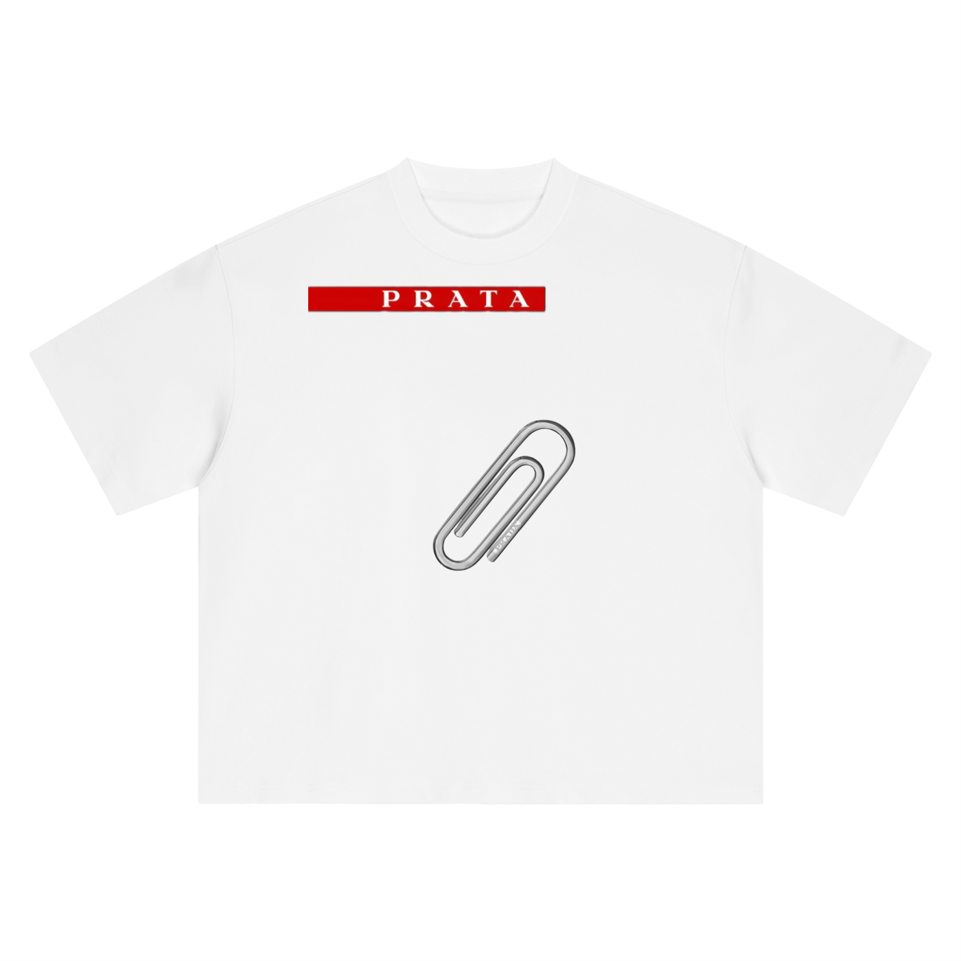 RARE OPERATION PAPERCLIP PRATA TEA-SHIRT